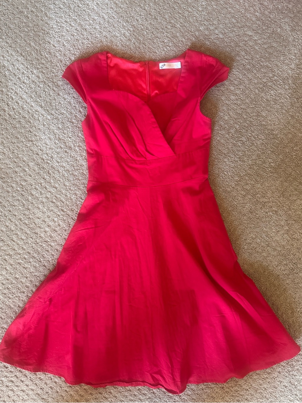Hanpceirs Women's Cap Sleeve 1950s Retro Vintage Style Dress
